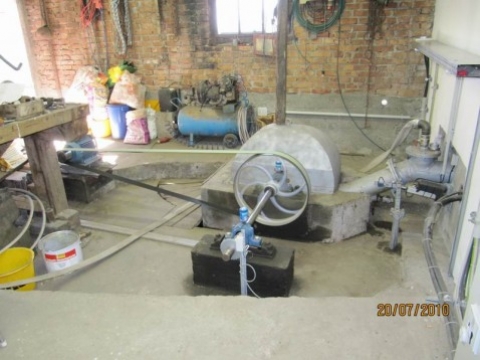 Turbine: PeltonGenerator: 10kVA, asynchronTurbinenverstellung: elektrisch